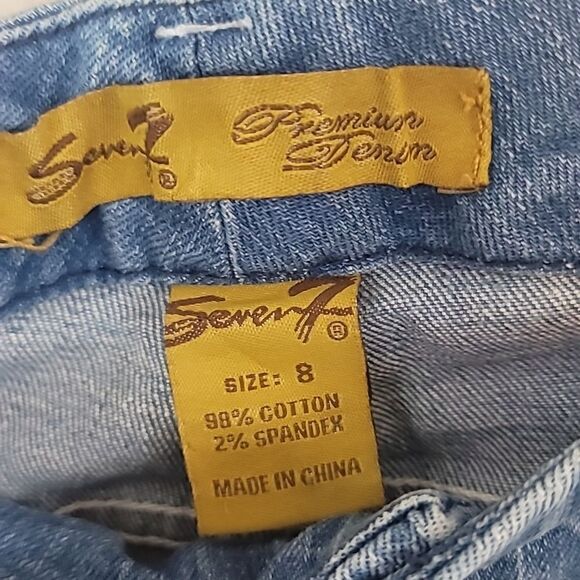 Seven7 Rhinestone Flare Jeans  - Picture 5 of 16